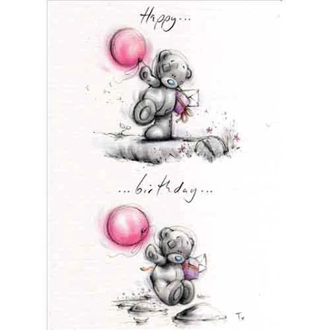 Birthday Me to You Bear Sketchbook Card £0.90